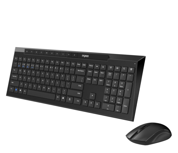 RAPOO Zestaw bezprzewododowy Multi-Mode 8210M Czarny 217460 - 1275981 - zdjęcie 3